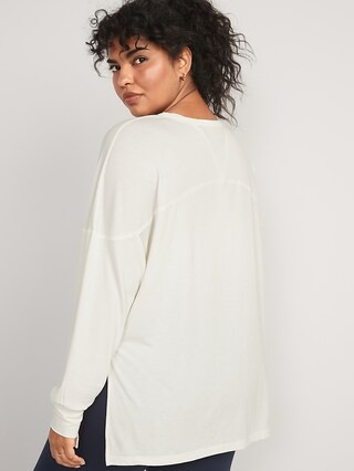 Long-Sleeve UltraLite Tunic T-Shirt for Women | Old Navy (US)