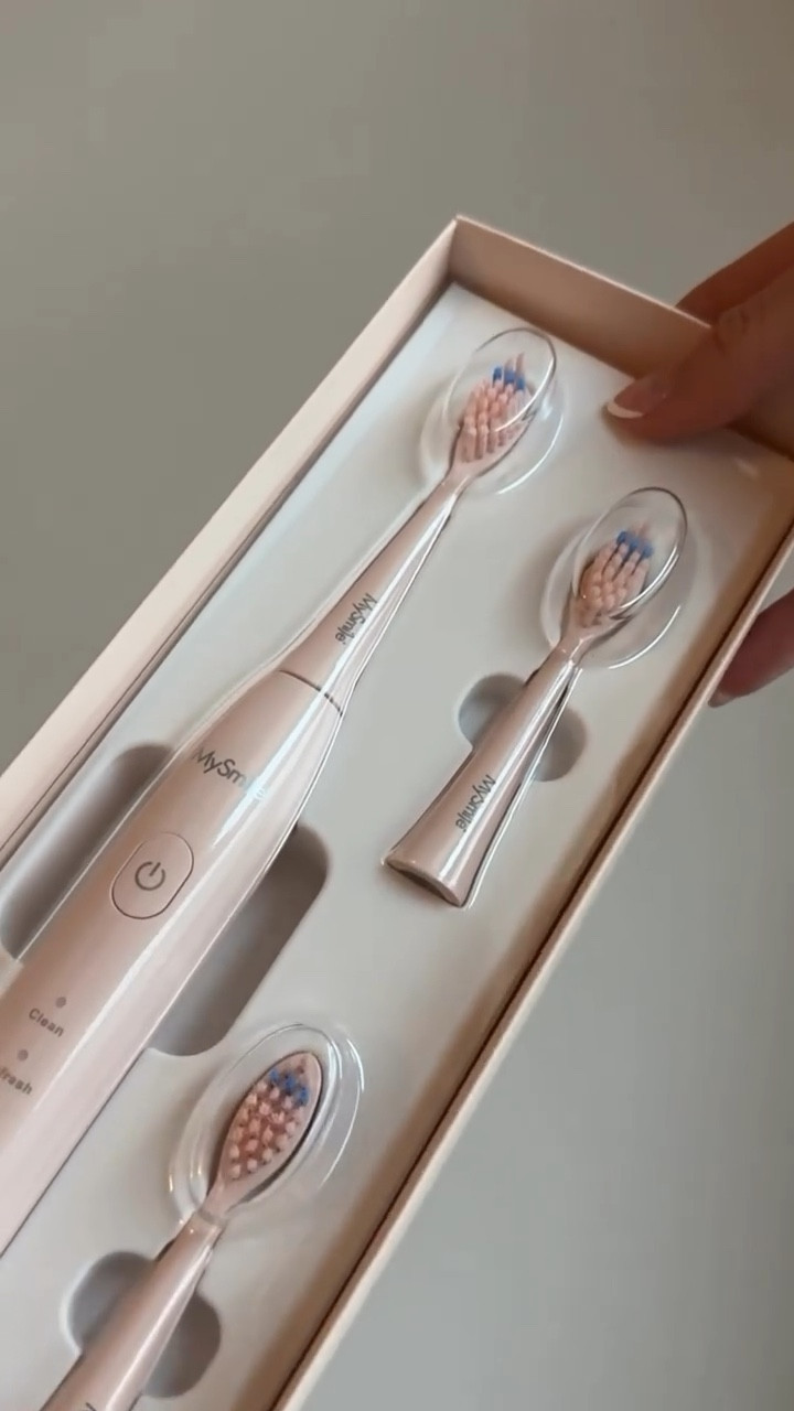 Your smile is the first thing people see The DY156 Sonic Toothbrush has many great features
 - 5 settings
 - 2 minute timer
 - 60 day battery life 
The Nano-Hydroxyapatite Toothpaste is such a great pair being fluoride free, plant based, and designed to strengthen your teeth! 
This pink color is so sleek - it comes in a variety of beautiful colors. 
Shop MySmile to enhance YOUR smile!

https://upf.ai/8debkrzg

 #DY156 #mysmiletoothpaste #amazonfinds #mysmileduo #mysmileoralcare 

@mysmile @mysmileusa