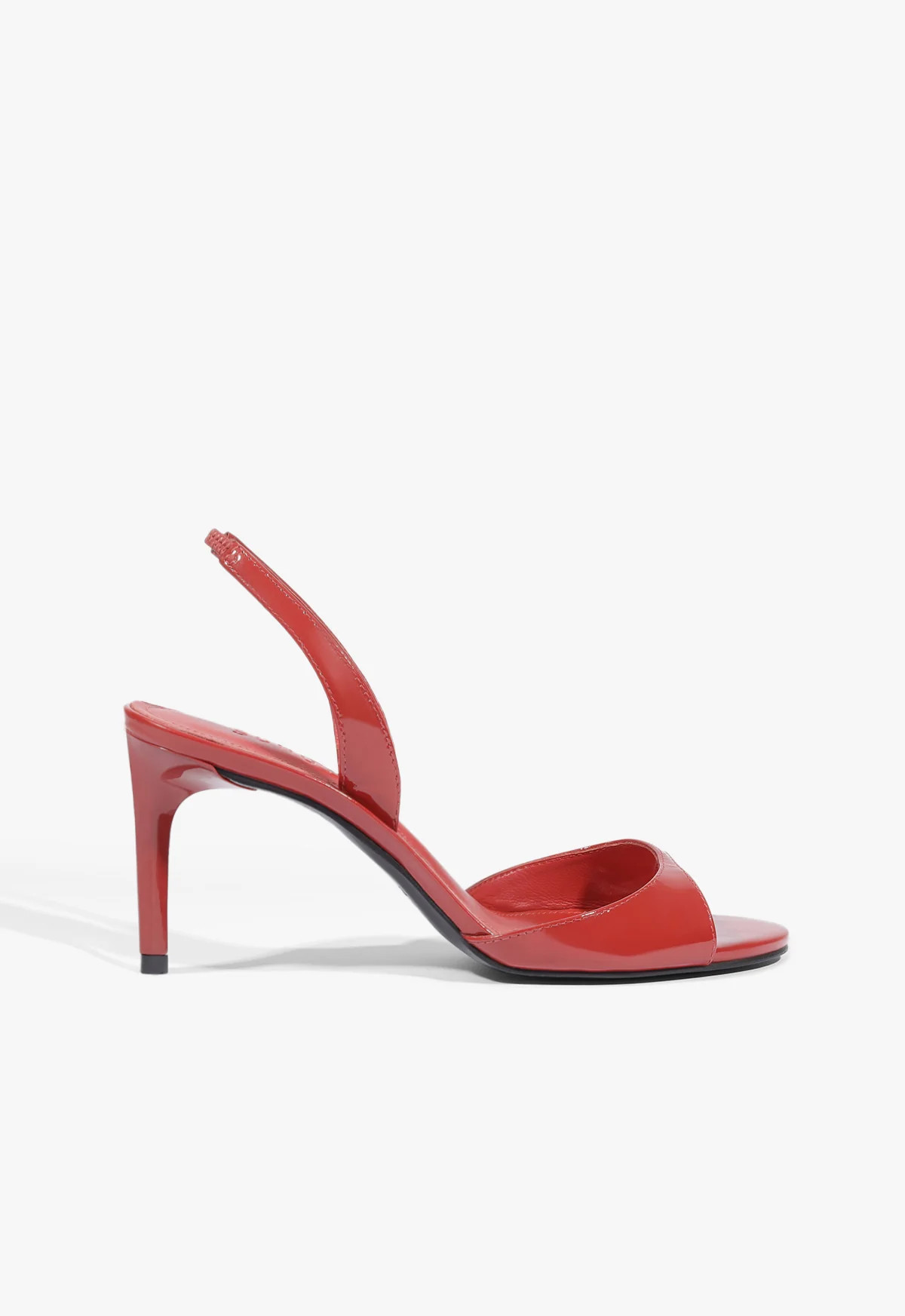 Scarlett Sling Red Mid Stiletto Heel Sandal | Schutz (US)