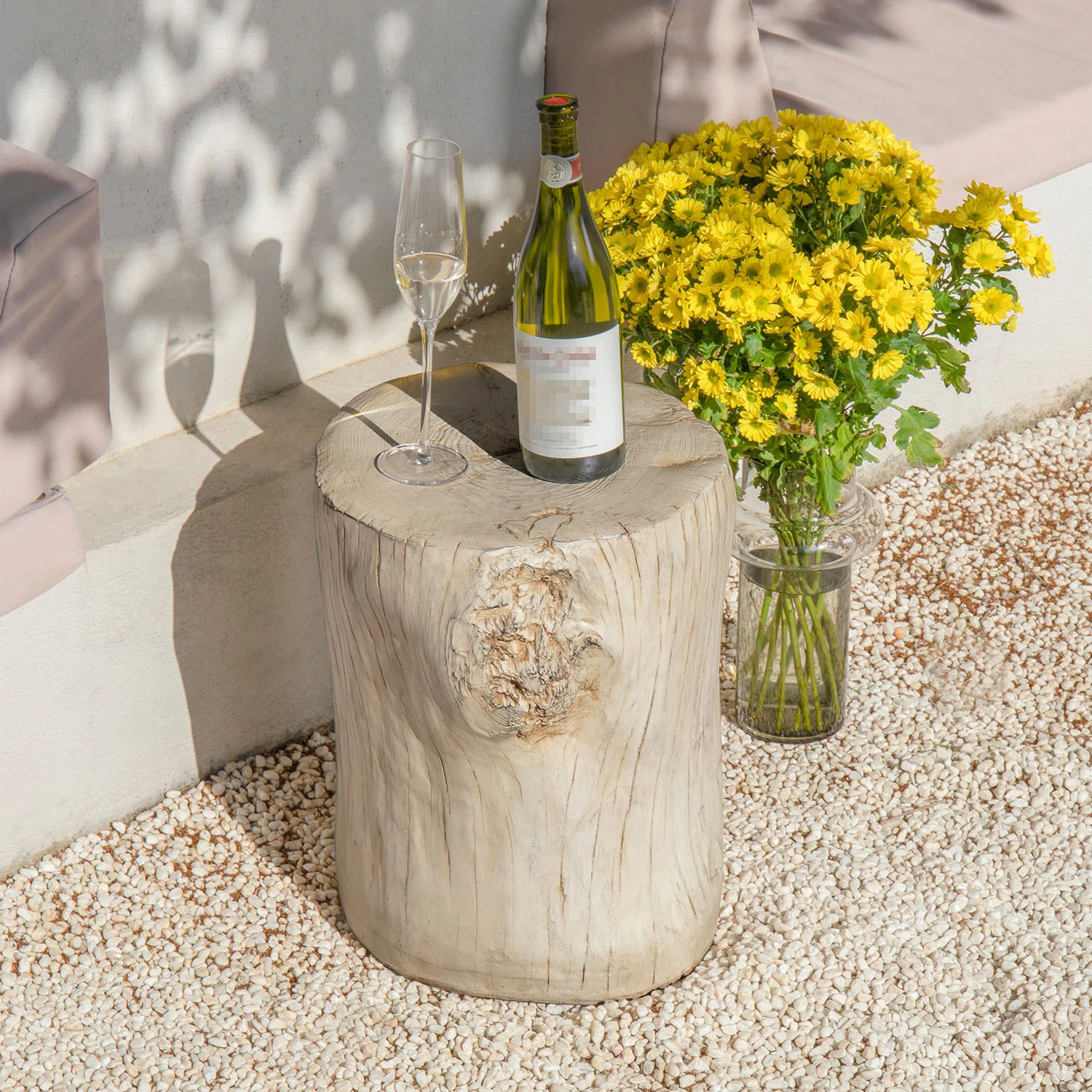 Chariese 15'' Outdoor Concrete Side Table (Set of 2) | Wayfair North America