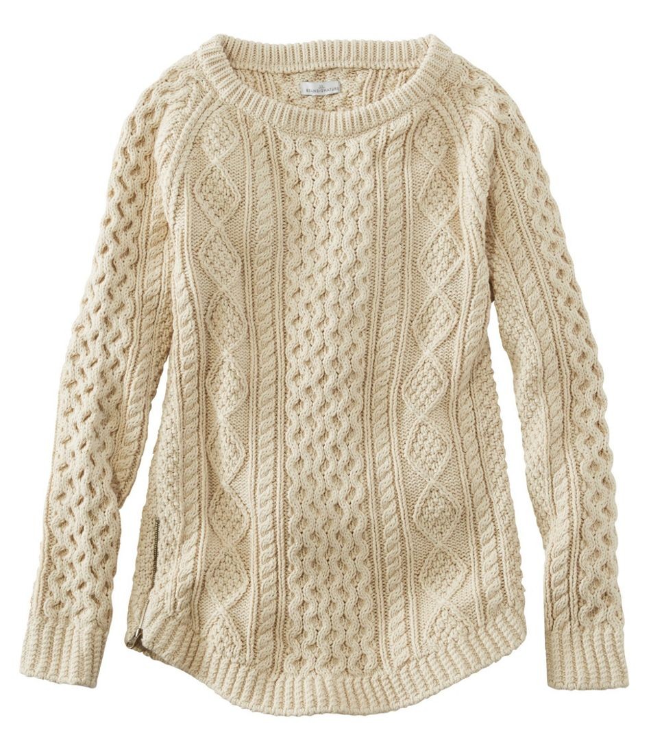 Women's Signature Cotton Fisherman Tunic Sweater | L.L. Bean