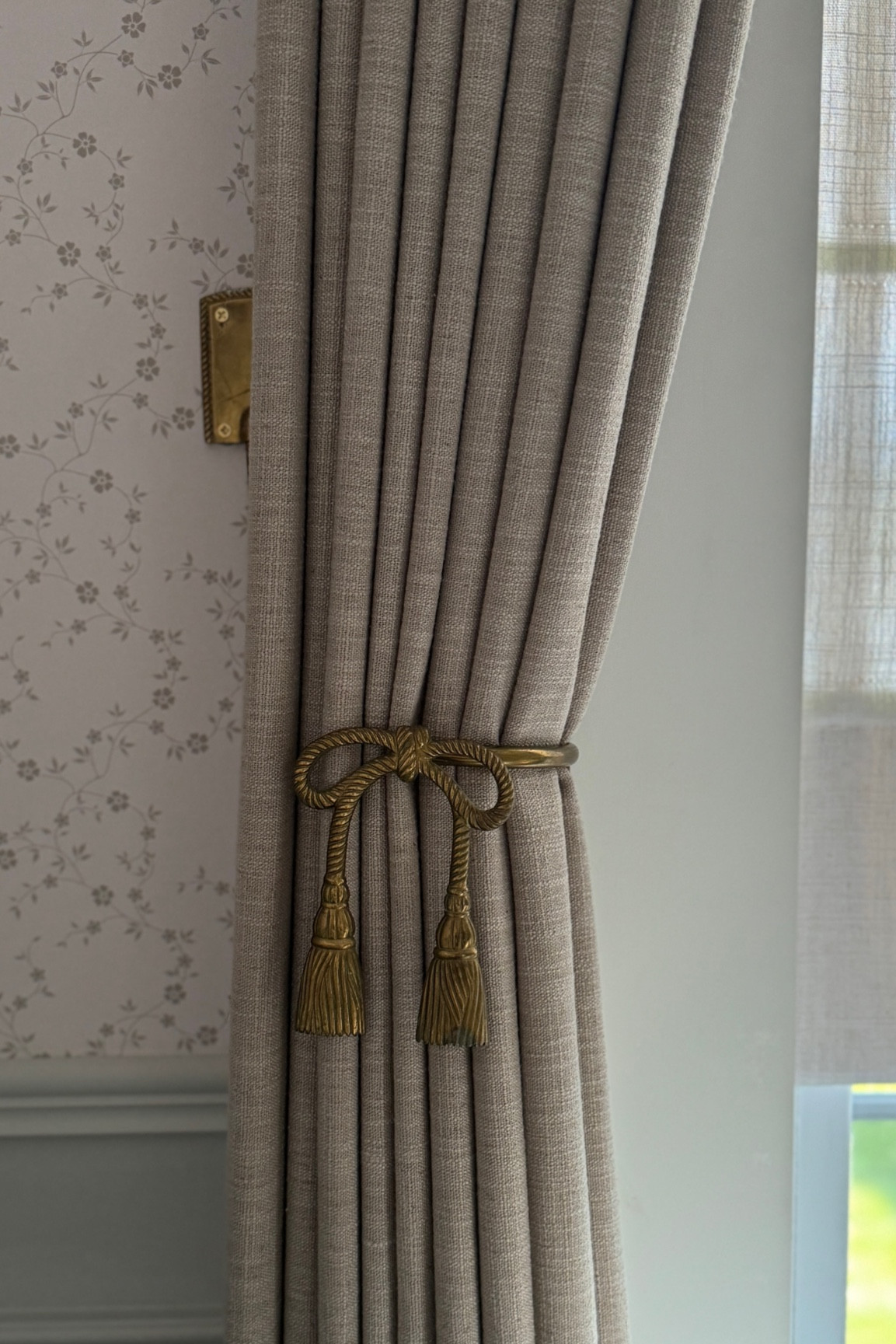 Cutest curtain tie backs I found on Facebook Marketplace- linked some similar options!

#LTKBaby #LTKBump #LTKHome