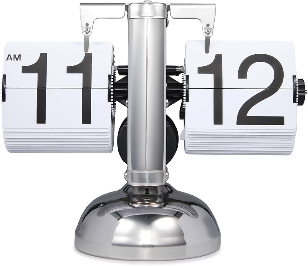 Flip Clock Vintage Desk Clock Retro Flip Down Clock,Flip Digital Clock,Mechanical Clock,Auto Flip... | Amazon (US)