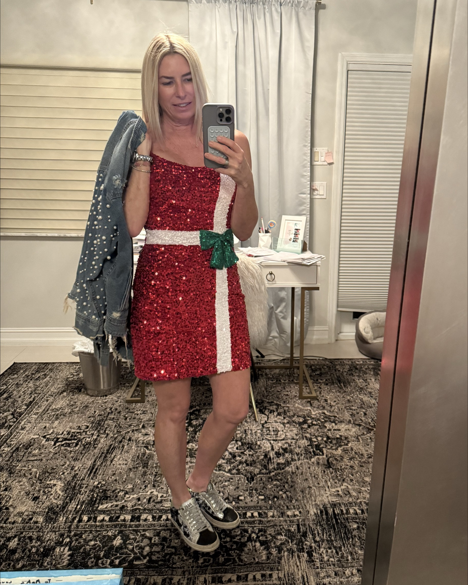 Santa Claus is coming to town! Festive holiday party attire. 🎅🏼 

#LTKHoliday #LTKmomlife #LTKFindsUnder50