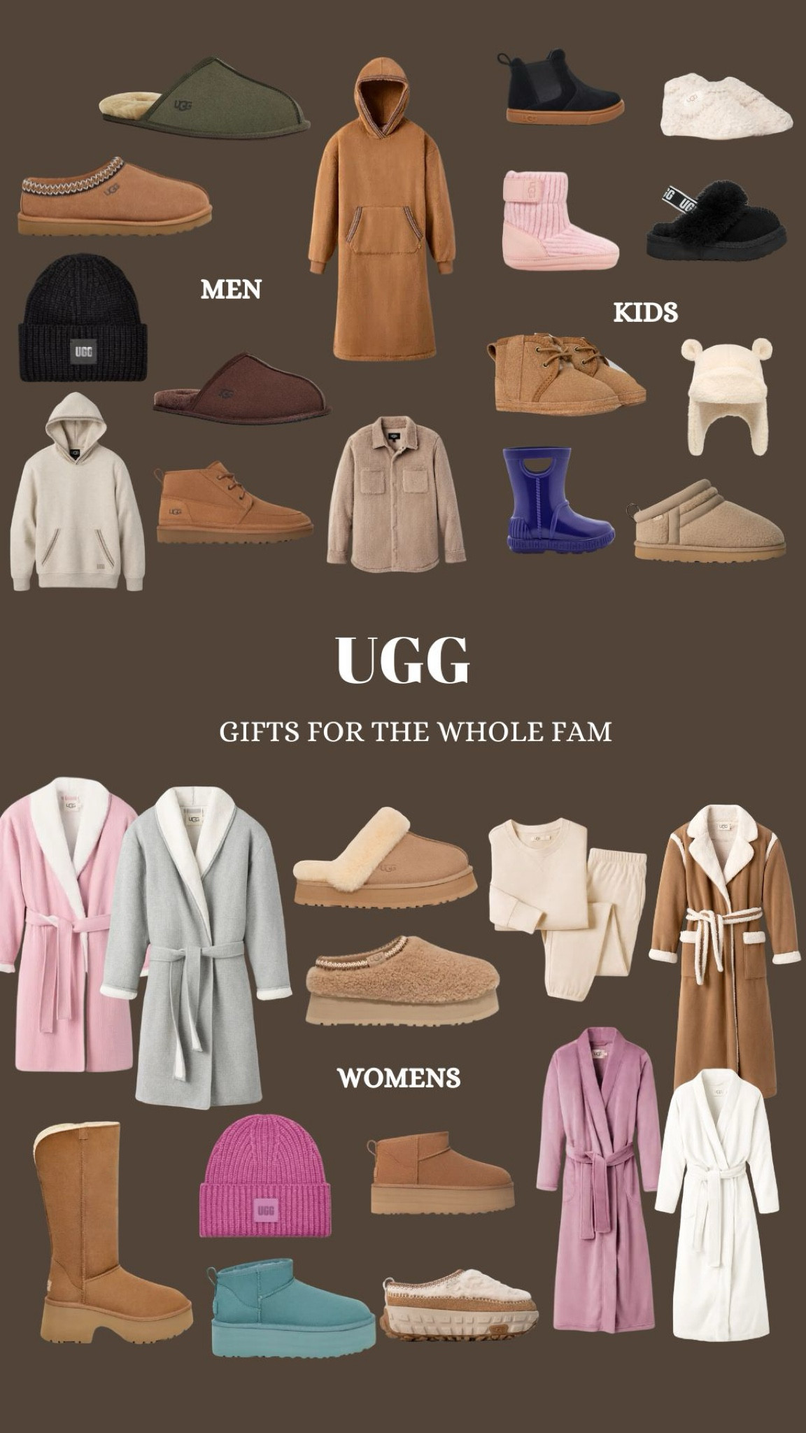 Cozy UGG gift ideas for the whole fam! 🎁❄️ I love to get a really nice robe or house shoes for a great gift! #giftideas #ltkugg #ltkcozy #ltkchristmas #ltkwinter #ltkfashion #ltkhome

#LTKFamily #LTKHoliday #LTKGiftGuide