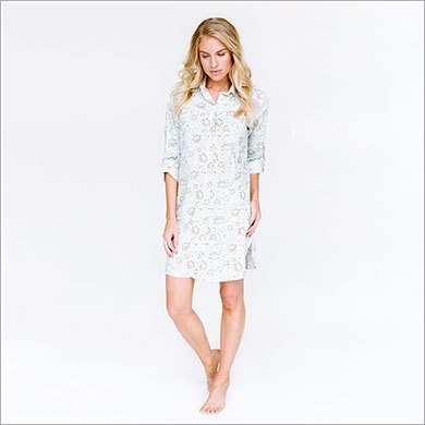 Boyfriend Shirt. Mist Upon Golden Swirls | Plum Pretty Sugar