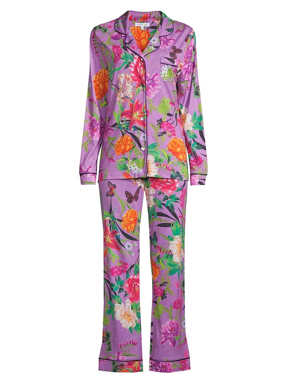 Women's Two-Piece Floral Goza Pajama Set - Size XS | Saks Fifth Avenue