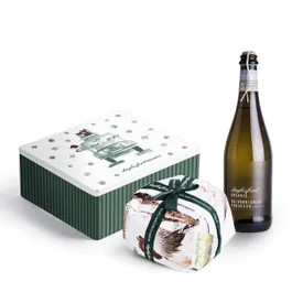 Prosecco & Panettone Tin | Daylesford Organic