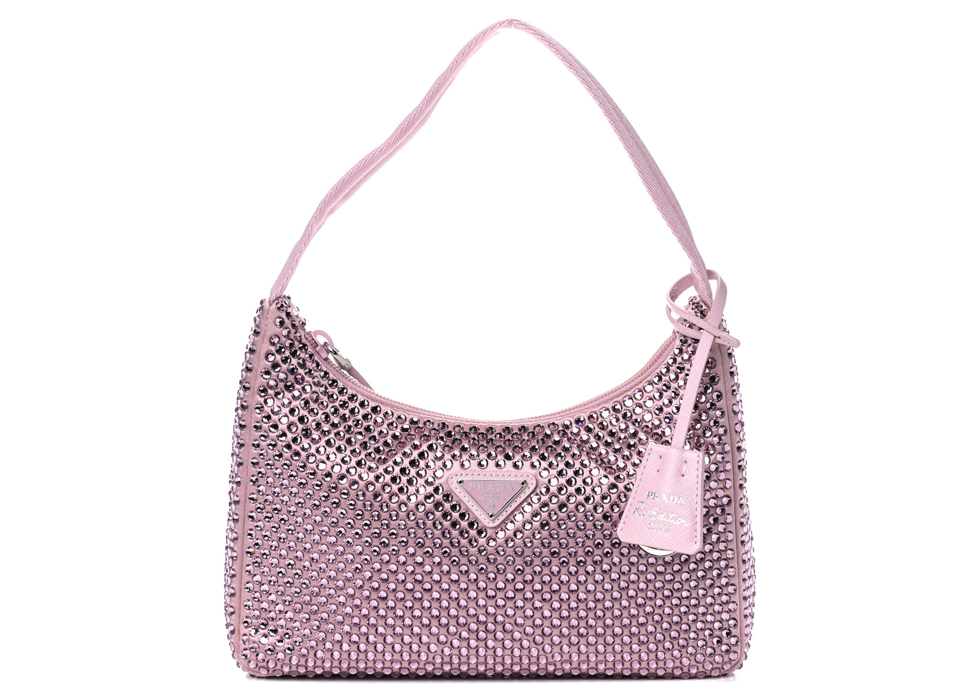 Women's Prada ReEdition 2000 Crystal Bag in Pink | StockX