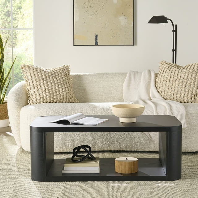 Better Homes & Gardens Juliet Coffee Table for Living Room Office, Black | Walmart (US)