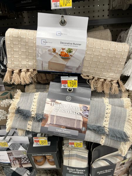 Neutral table runners at Walmart with the loveliest textures to match any decor. #walmartfinds #walmarthome

#LTKfindsunder50 #LTKhome