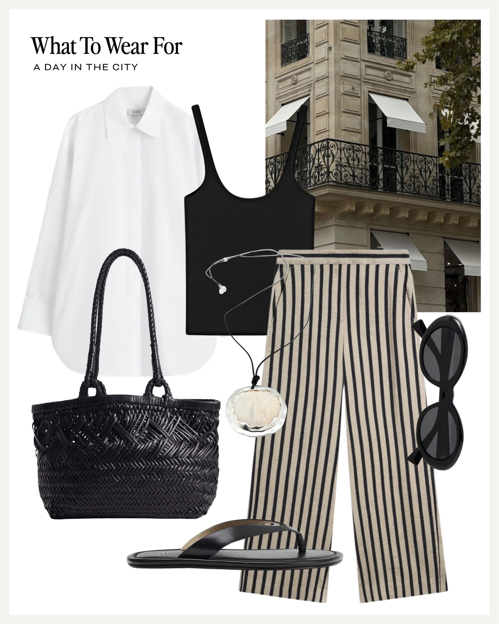 A day in the city ☕️ 

Summer outfit, striped trouser, effortless look, Massimo Dutti, heatwave outfit

#LTKsummer