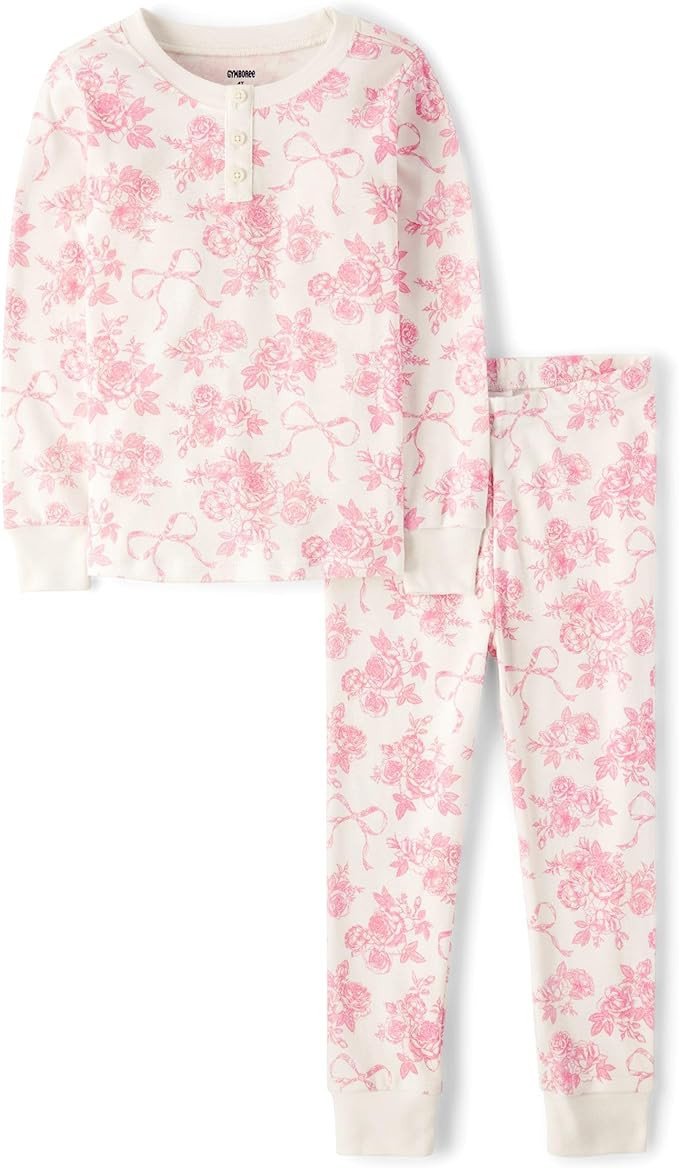 Gymboree Girls' Gymmie Cotton Pajama Sets, Big Kid, Toddler, Baby | Amazon (US)
