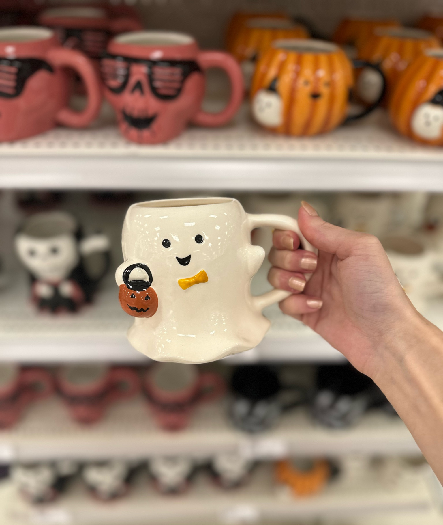 So this one I had to bring home. Is the ghost the new pumpkin?👻🎃

Halloween mug | ghost mug | target mug | ghosties | holiday mug 

#LTKFindsUnder50 #LTKHome #LTKSeasonal