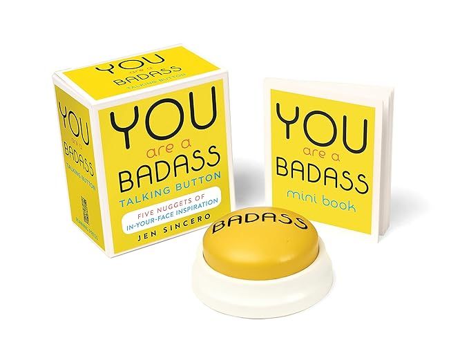 You Are a Badass® Talking Button: Five Nuggets of In-Your-Face Inspiration (RP Minis)     Paperb... | Amazon (US)