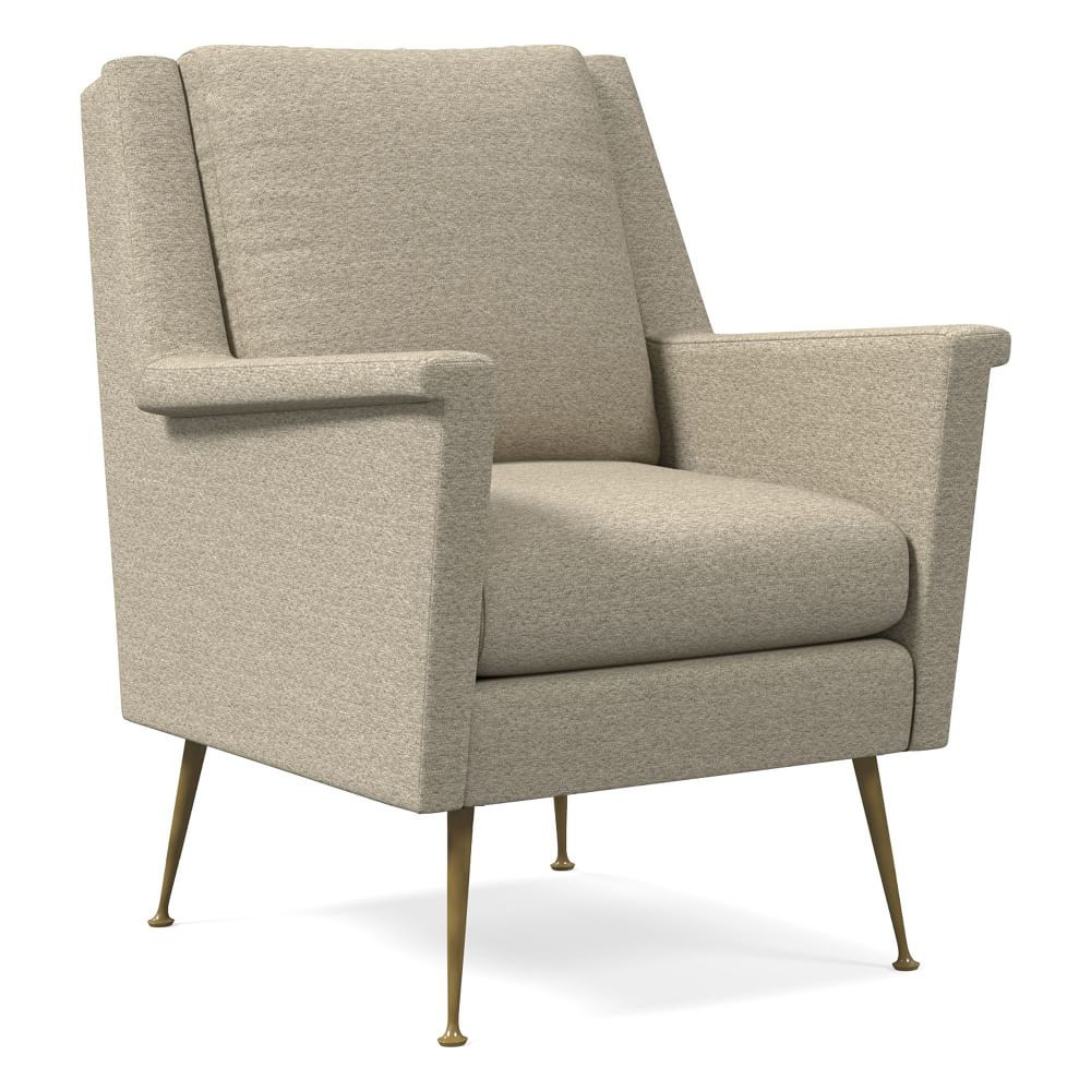 Carlo Mid-Century Chair - Metal Legs | West Elm (US)