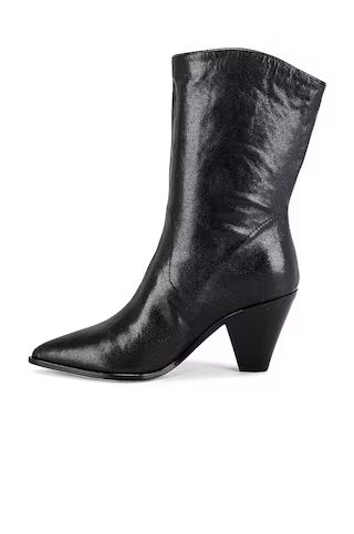 PAIGE Landyn Mid Calf Boot in Black from Revolve.com | Revolve Clothing (Global)