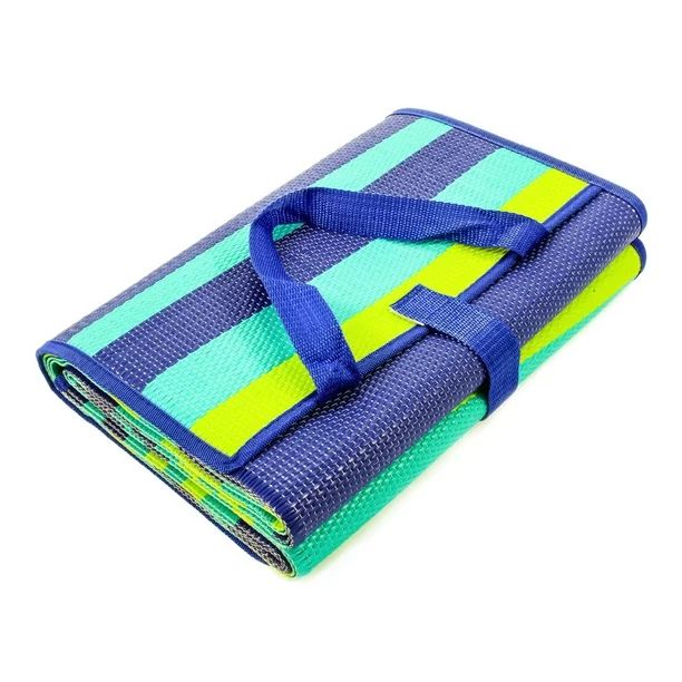 Camco 42806 Handy Mat with Strap 60" x 78" (15'' x 10.5'' Folded) Blue/Torqoise/Green for RV, Bea... | Walmart (US)