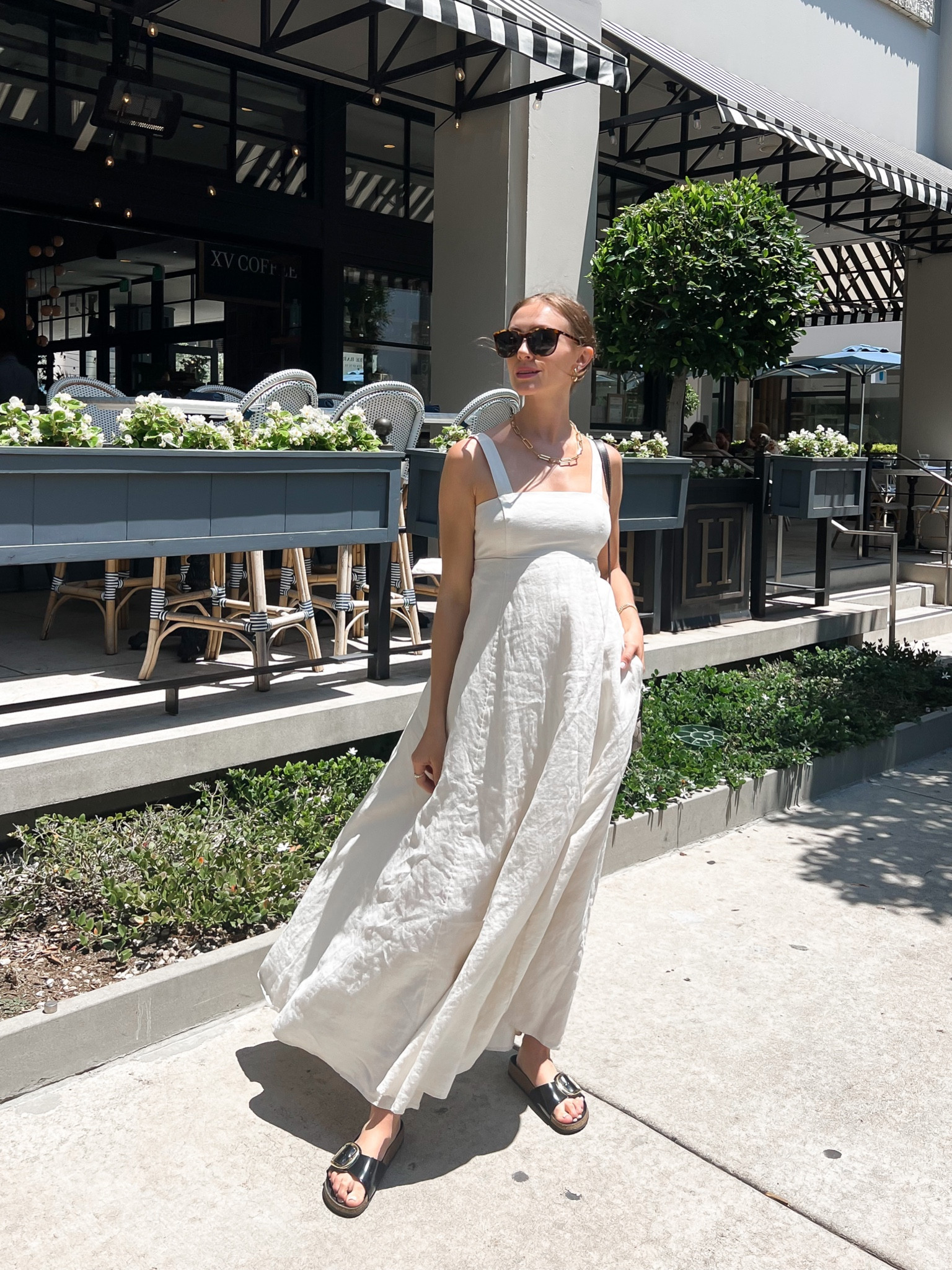 Summer dress // linen dress // maxi dress // bump friendly // tts // linen // summer outfits 

#LTKSeasonal #LTKbump #LTKFind