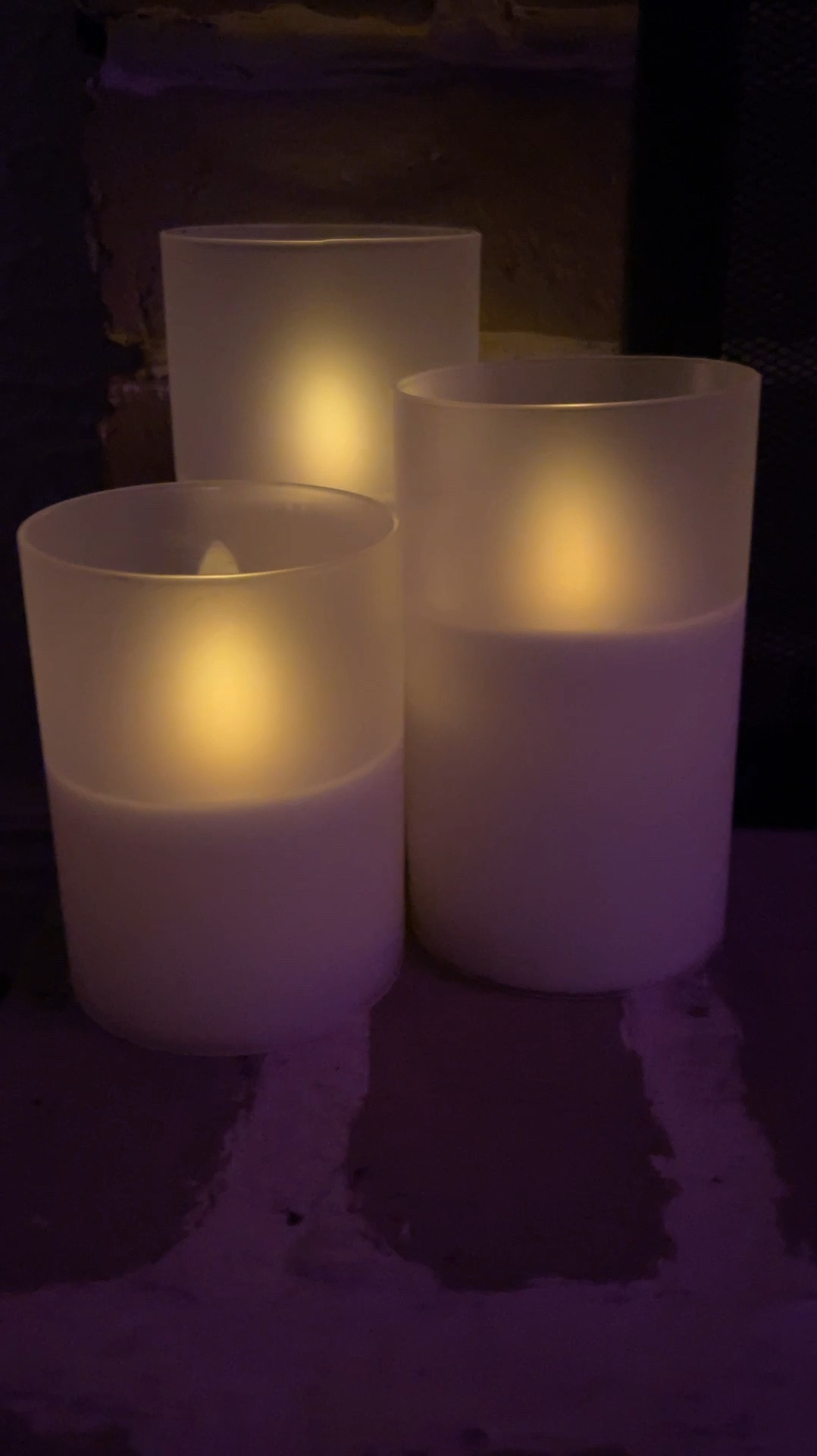 Flameless candles. Extra safe and create such a cozy vibe! They have a timer and come with batteries. 

#LTKHome #LTKSeasonal #LTKHoliday