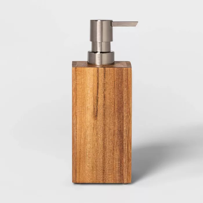Medium Acacia Soap Pump Natural - Threshold™ | Target