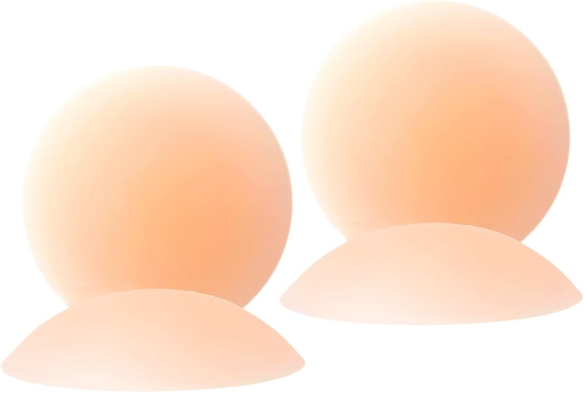 VOCH GALA Nipple Cover 2 Pairs - Seamless and Sheer Adhesive Silicone Nipple Pasties for Women Reusa | Amazon (US)