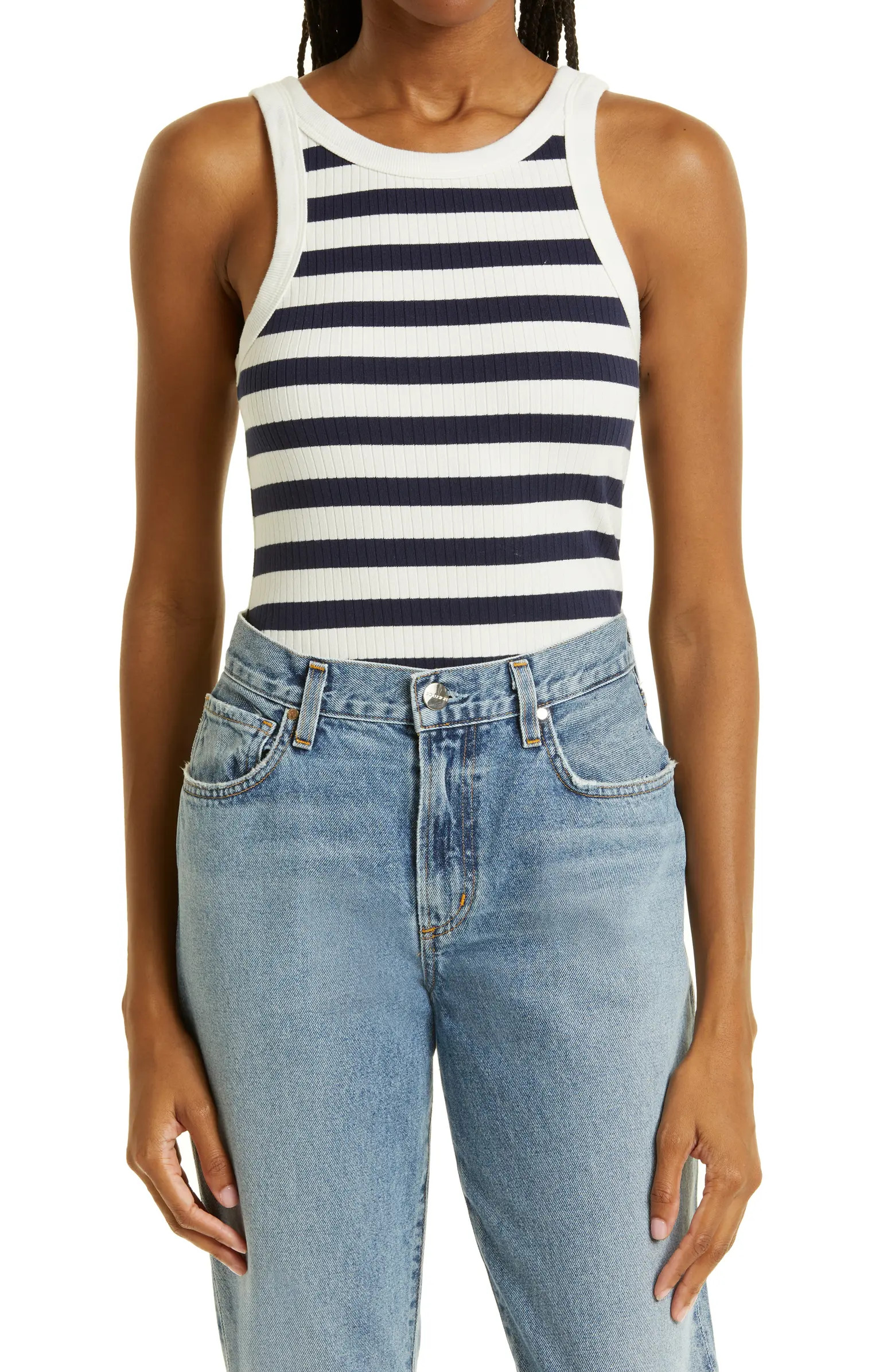 MOTHER The Chin Ups Stripe Tank | Nordstrom | Nordstrom