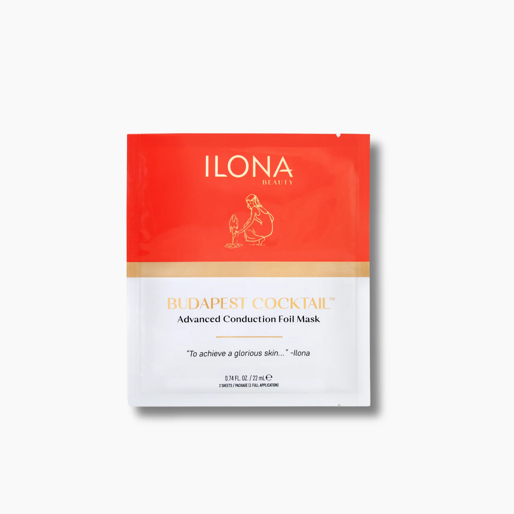 Budapest Cocktail Advanced Conduction Foil Mask | ILONA Beauty (US)