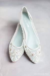 Transparent Wedding Shoes With Blue Sole | Bella Belle Shoes