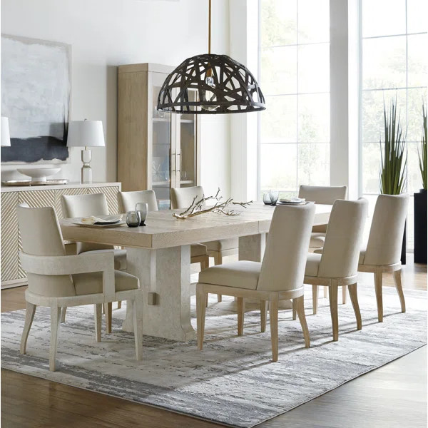 Cascade 9 - Piece Extendable Double Pedestal Dining Set | Wayfair North America