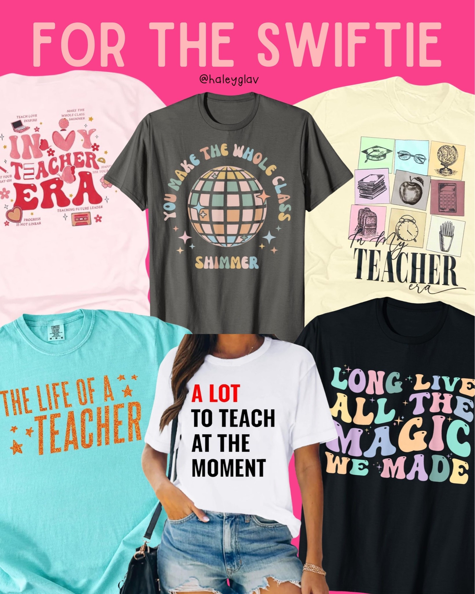 Teacher tees… for the Swiftie🪩

#LTKootd