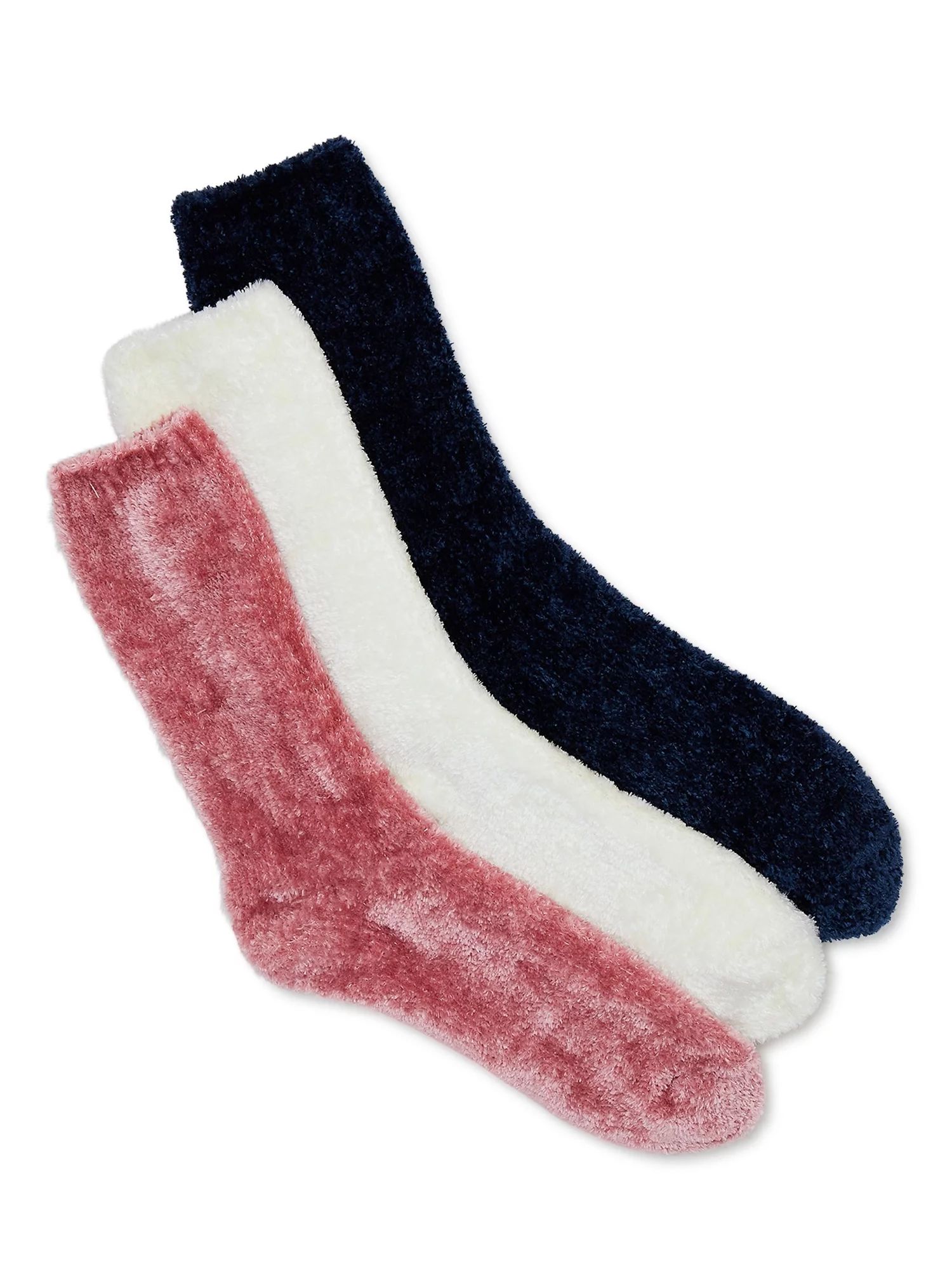 Isotoner Women's Cozy Crew Socks, 3-Pack, One Size | Walmart (US)