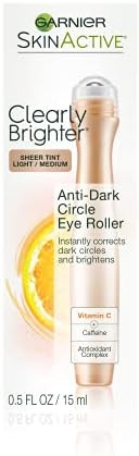 Amazon.com : Garnier SkinCare Active Clearly Brighter Tinted Eye Roller, Light Medium, 0.50 Ounce... | Amazon (US)