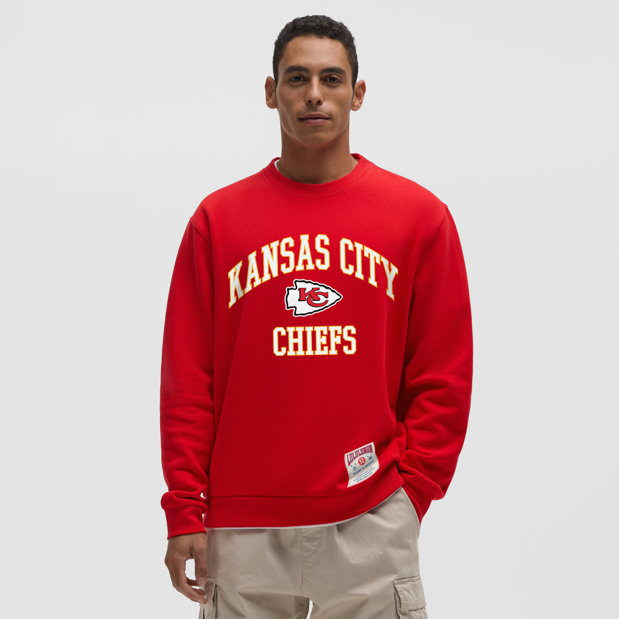 Kansas City Chiefs lululemon Steady State Sweatshirt - True Red | Fanatics