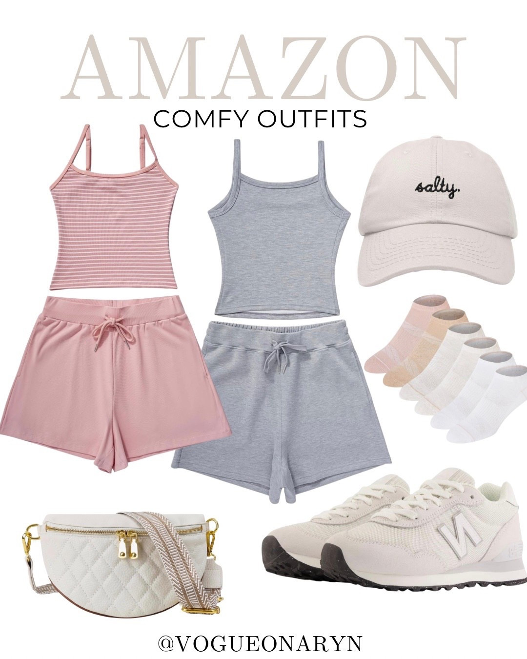 Amazon comfy outfits , gym outfits , vacation outfits , new balance sneakers , amazon spring fashion finds , travel outfits 

#LTKTravel #LTKSeasonal #LTKActive
