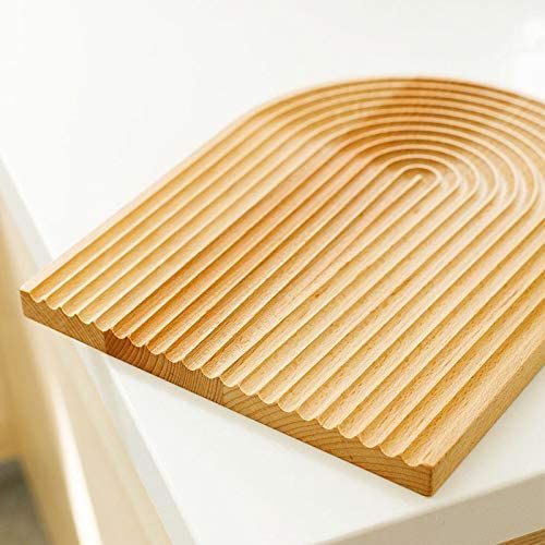 Decorative Wood Cutting Board, Wooden Board for Kitchen / Shelf / Home Decor (Sector) | Amazon (US)