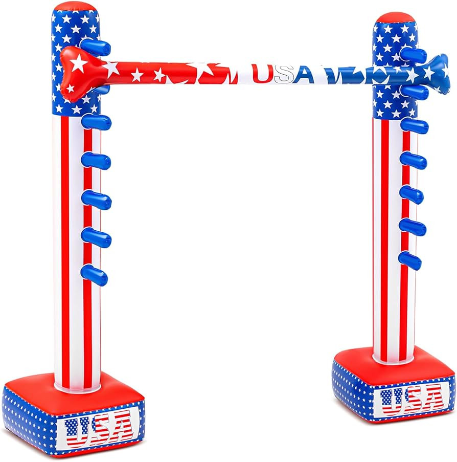 Threan 4th of July Inflatable Limbo Game Independence Day Limbo Party Game Red White Blue America... | Amazon (US)