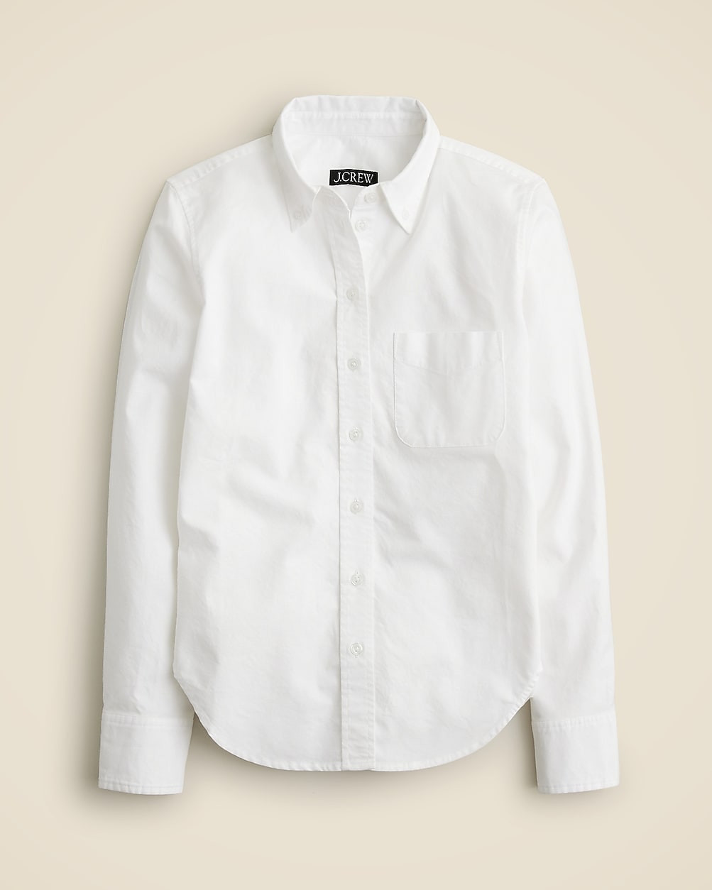 Shrunken button-up shirt in broken-in cotton oxford | J. Crew US