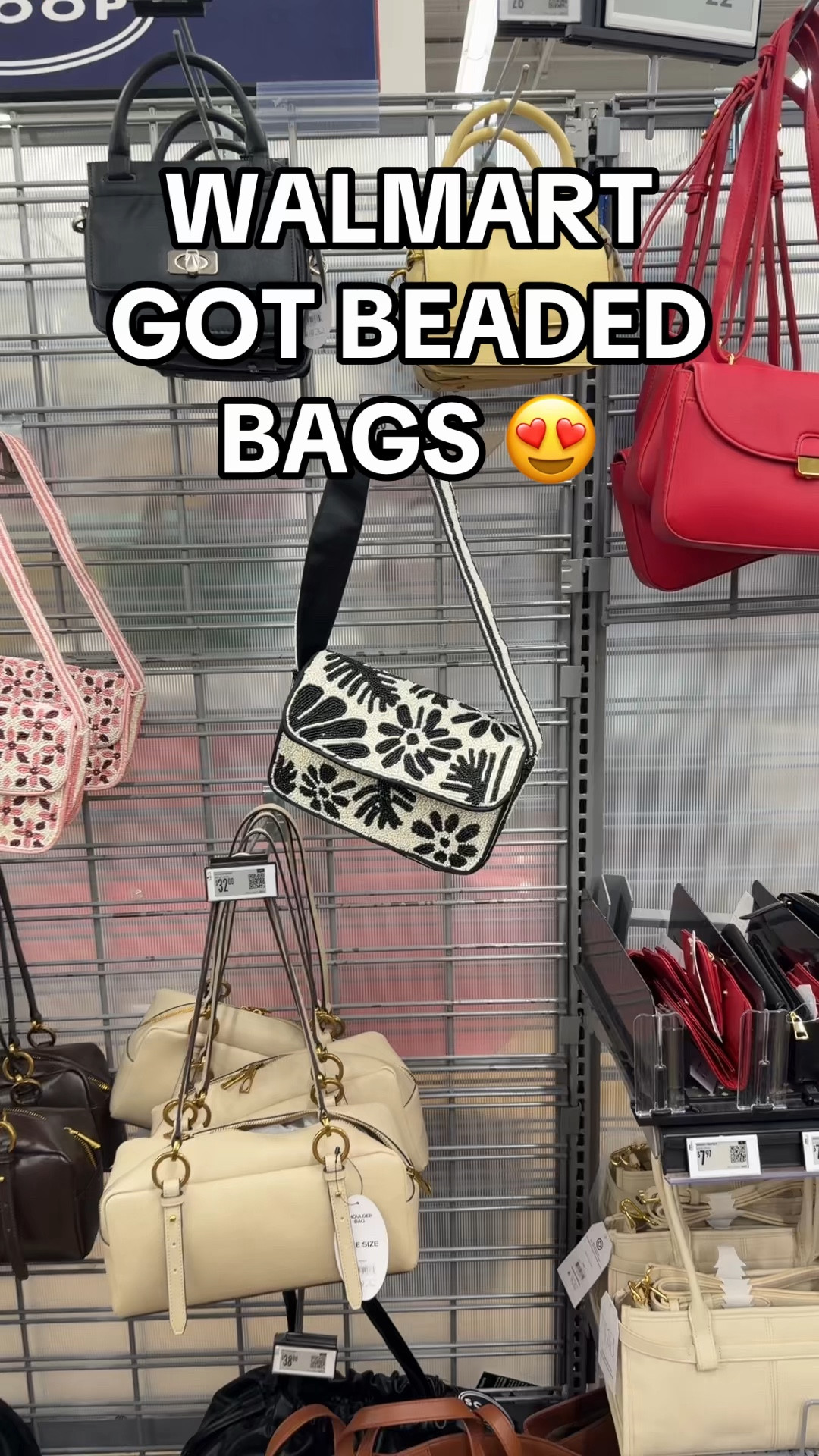 WALMART | beaded bags 