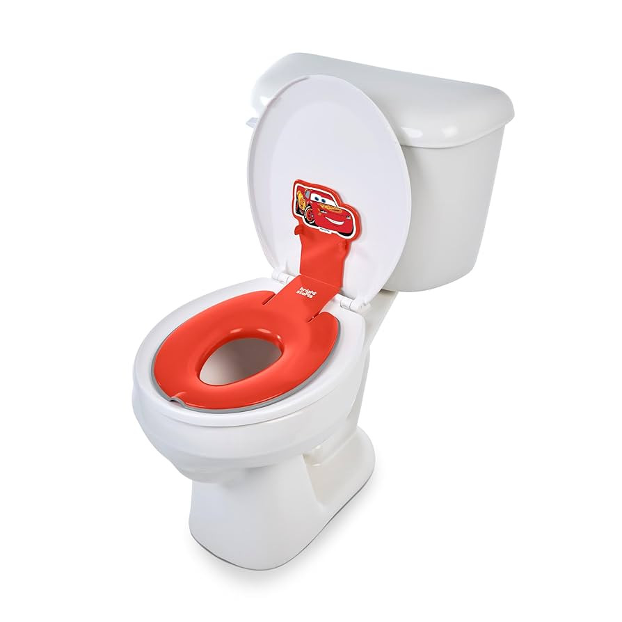 Bright Starts Disney Baby Cars Lightning McQueen Flip & Sit Potty Training Seat, Attaches to Toil... | Amazon (US)