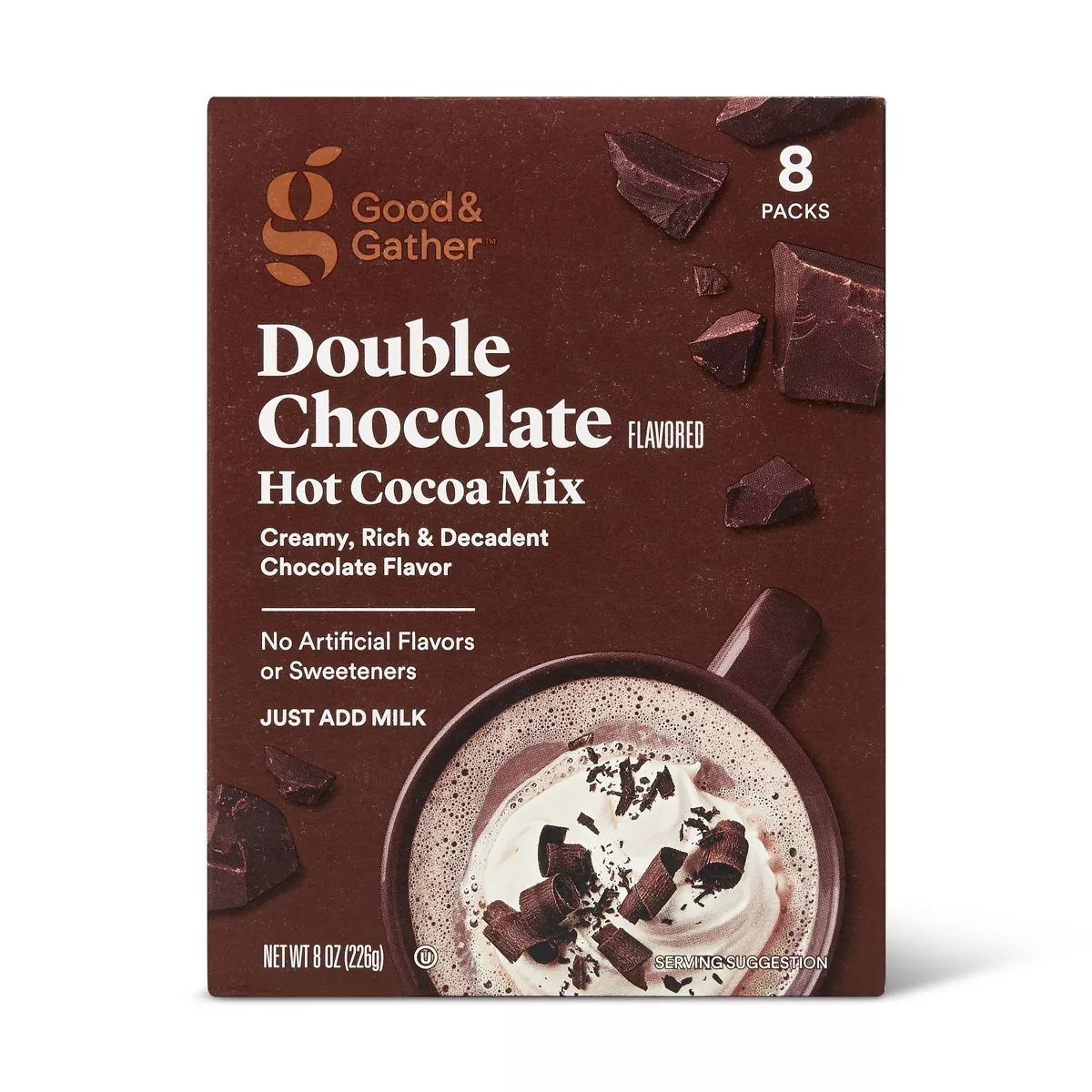 Double Chocolate Flavored Hot Cocoa Mix - 8oz - Good & Gather™ | Target
