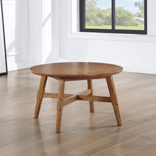 Wade Logan® Brid 32" Round Solid Wood Coffee Table & Reviews | Wayfair | Wayfair North America