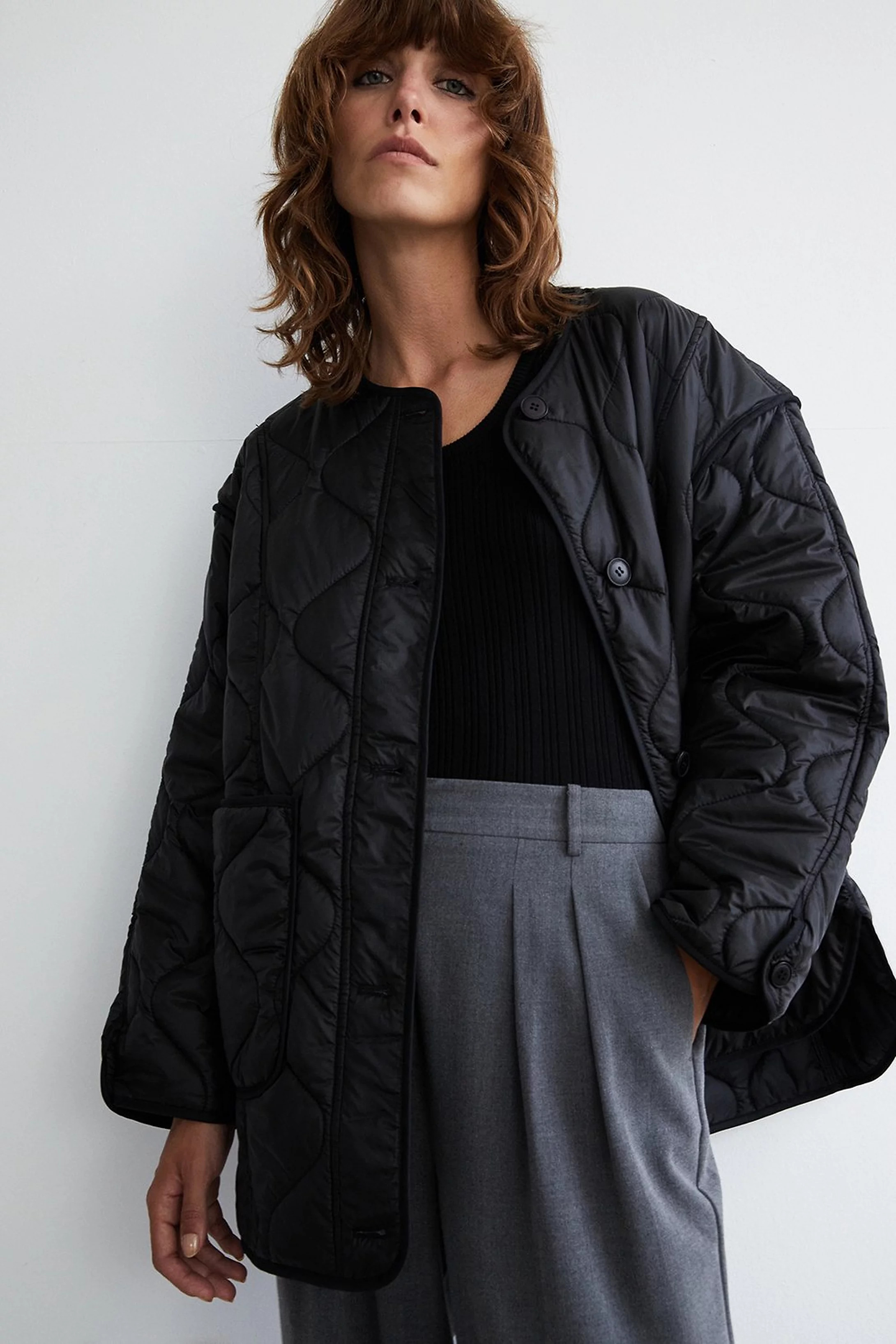 Ultimate Button Through Liner Jacket | Warehouse UK & IE