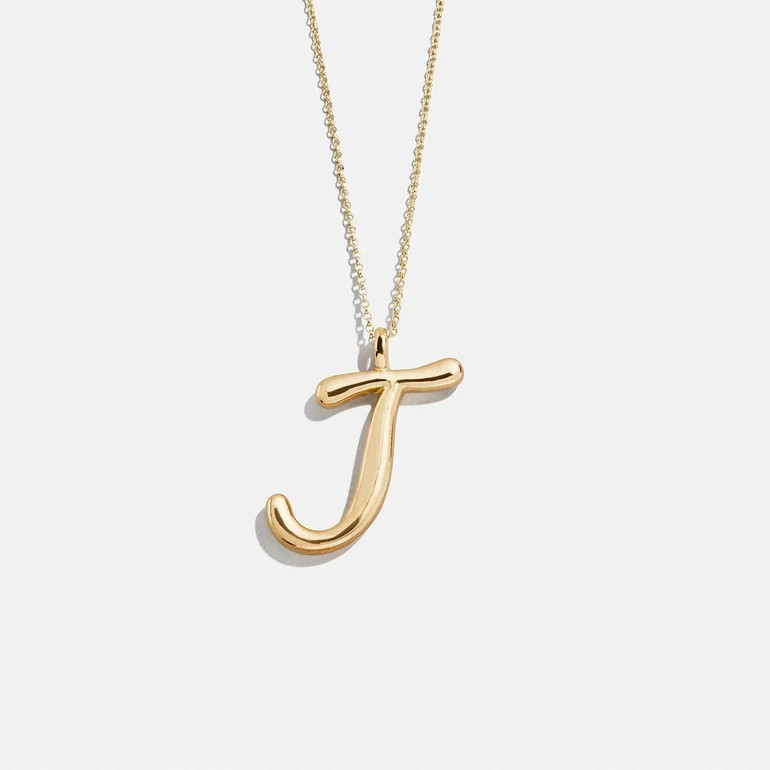 Signature Initial Necklace - Gold | BaubleBar
