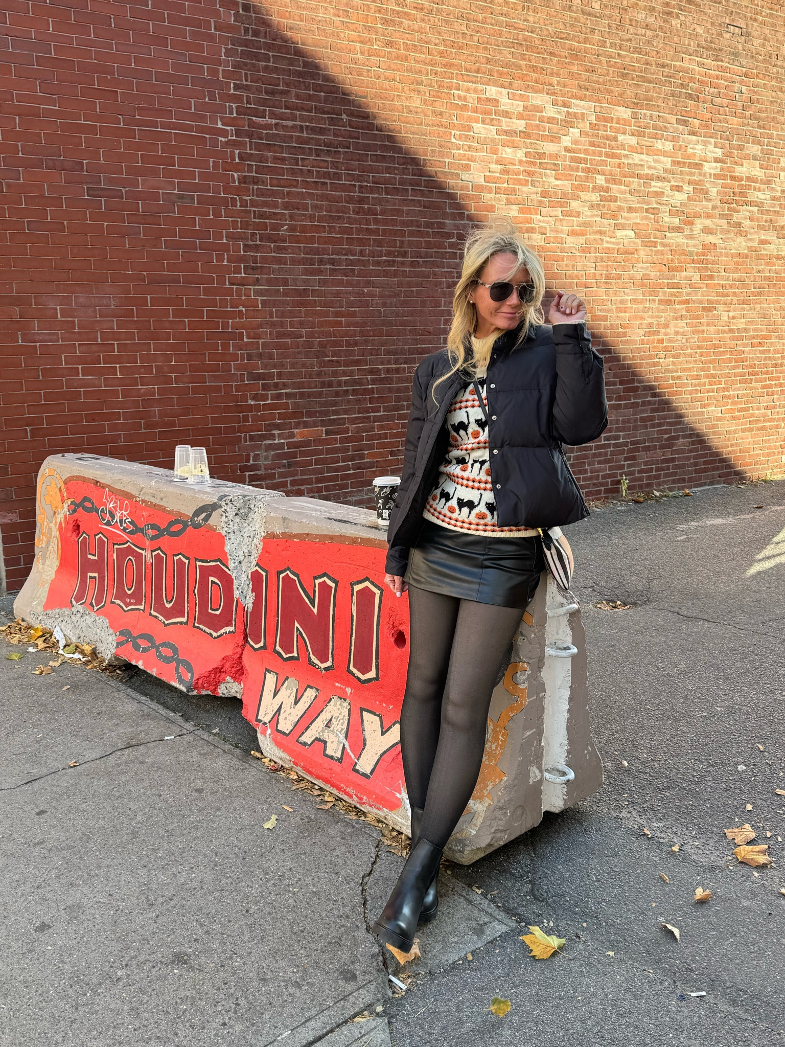 Happy Halloween!

A lot of folks asked me how I stayed warm on such a chilly day last Sunday in Salem…

The answer? Fleece lined tights! I was shocked by how many people didn’t know they existed! They are made to look like it’s your skin under the first shear layer, but really, it’s the nude fleece lining you’re seeing. And from someone who is almost always freezing, these really did keep me warm. Much warmer than I expected, honestly. The fact that they are as sturdy as they are is also nice. I know I’ll be getting a lot of use out of this pair. 

The only size options available when I ordered were medium and large. I ordered the medium and they honestly fit fine. 

Wearing an xs in both the skirt and sweater, which are linked. My Chelsea boots are also linked. 

But the fleece lined tights are the real necessity here. :)

#LTKHalloween #LTKStyleTip #LTKFindsUnder50