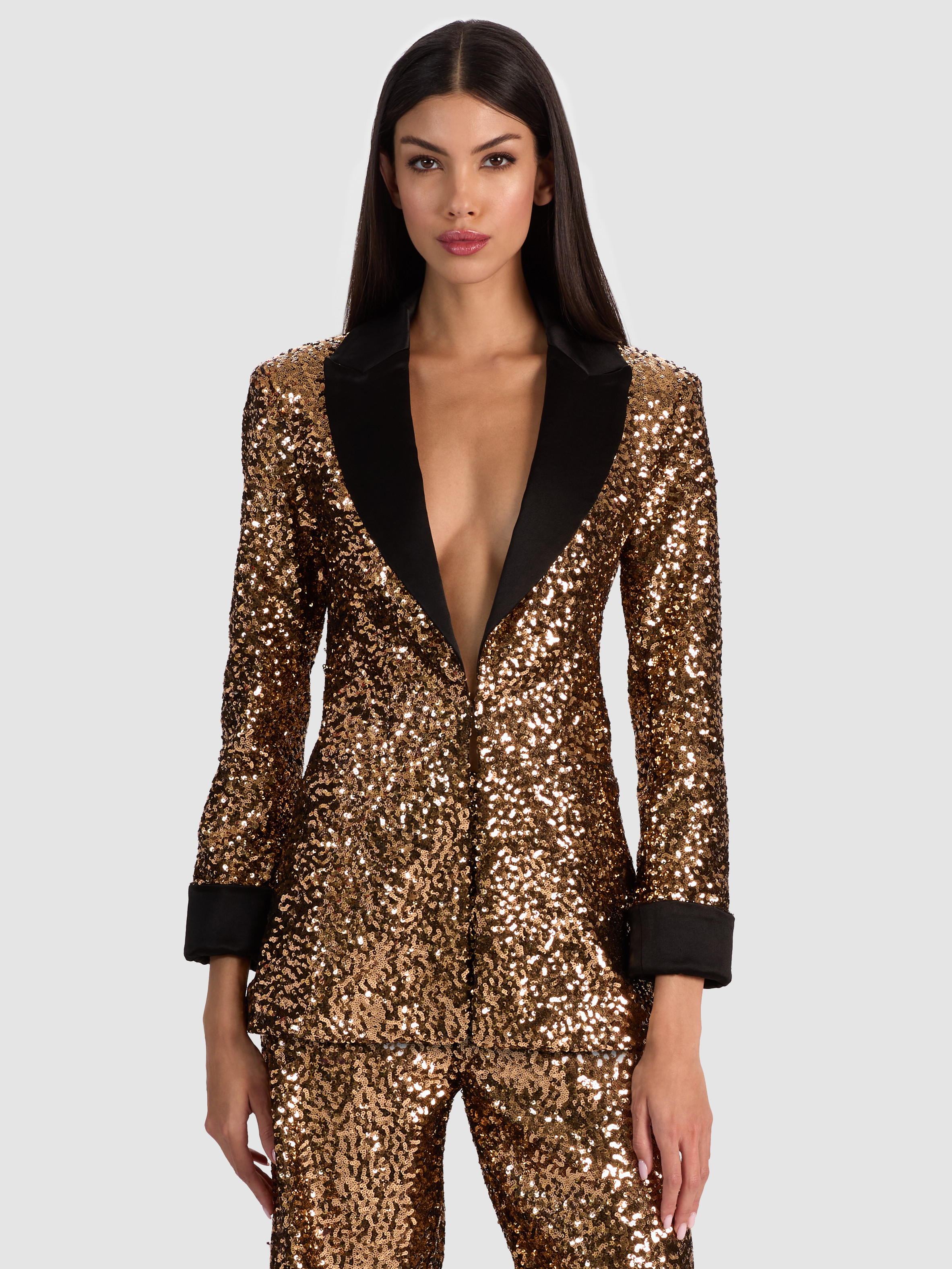 alice + olivia JUSTIN SEQUIN BLAZER | Alice + Olivia