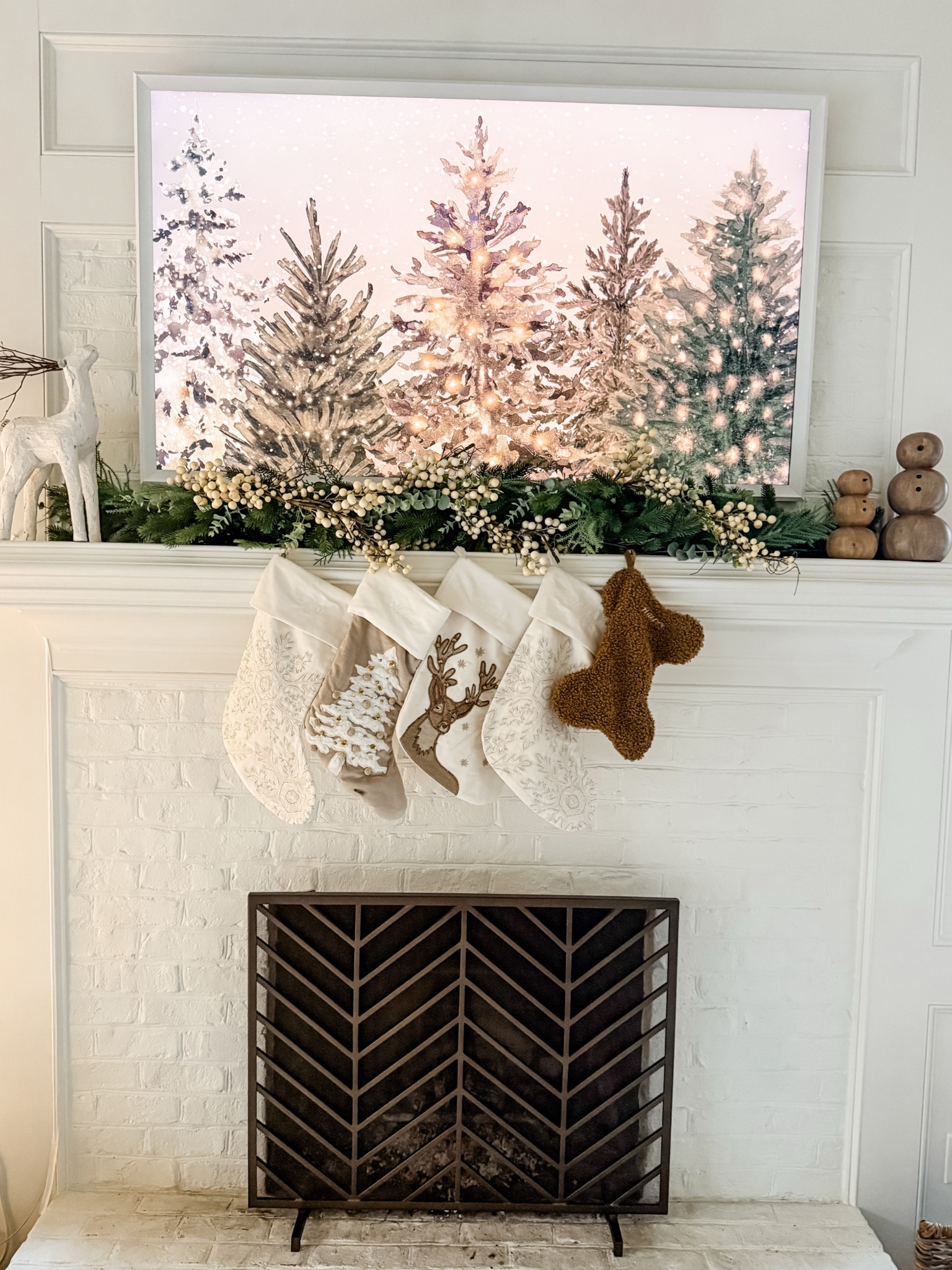 Obsessed with our new family stockings + pup..wanted a more neutral look and these shipped with our names on them super fast plus on sale

#LTKSaleAlert #LTKHoliday #LTKGiftGuide