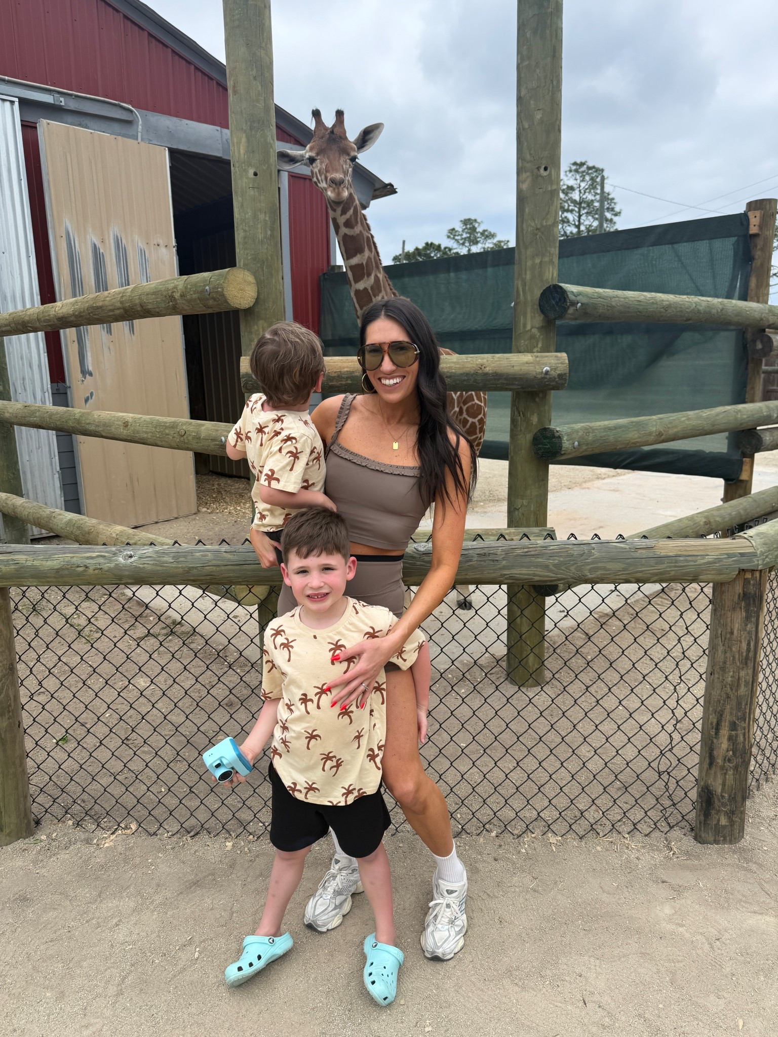 Zoo outfits 
I wore this super cute @abercrombie YPB set in size small! Buttery soft 
Boys matching shirts are so soft 


#LTKTravel #LTKootd #LTKKids