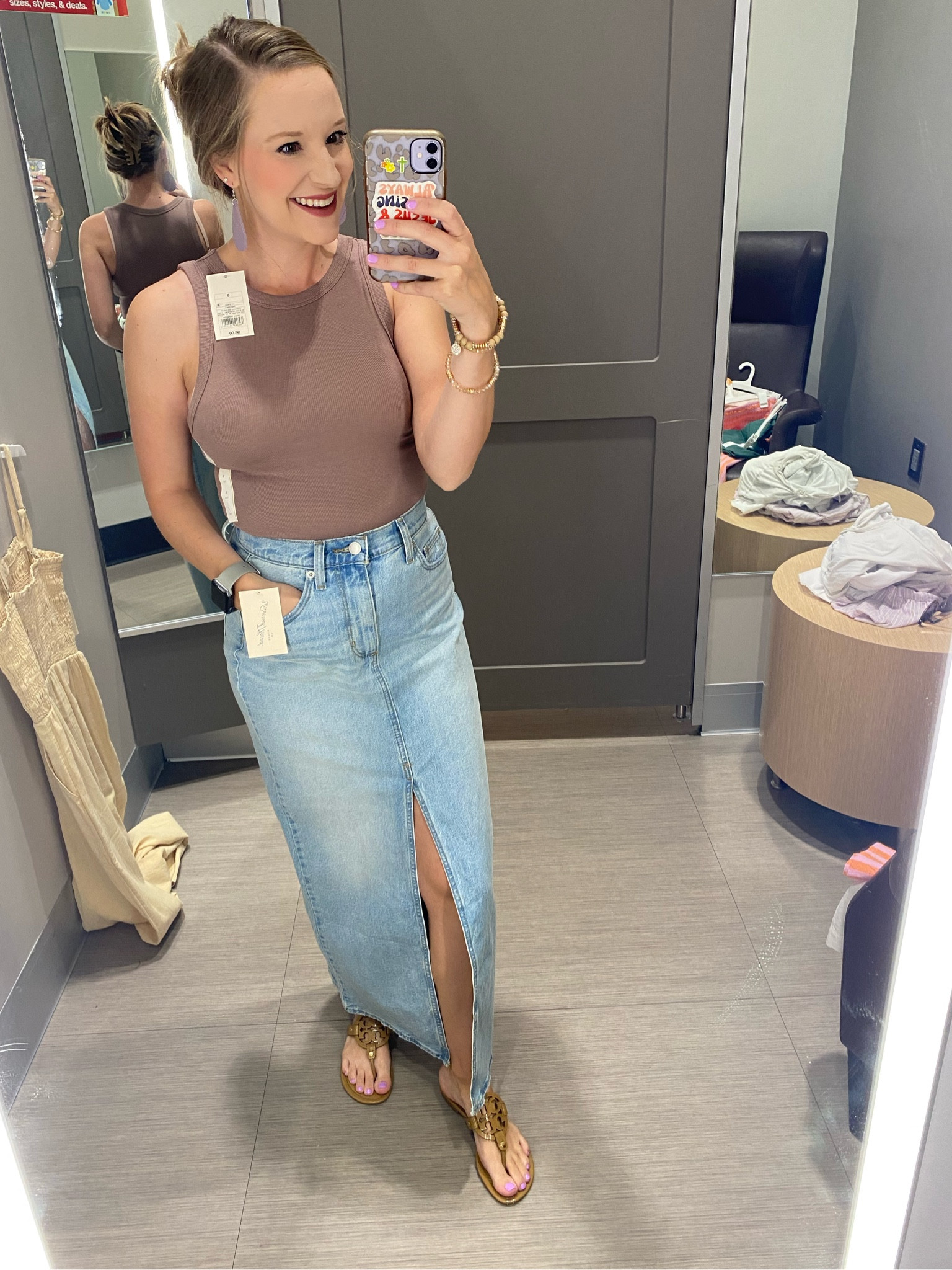 Target circle week!! 30% off tank tops and denim skirt at Target this week! Sale ends Saturday!! 

#LTKxTarget