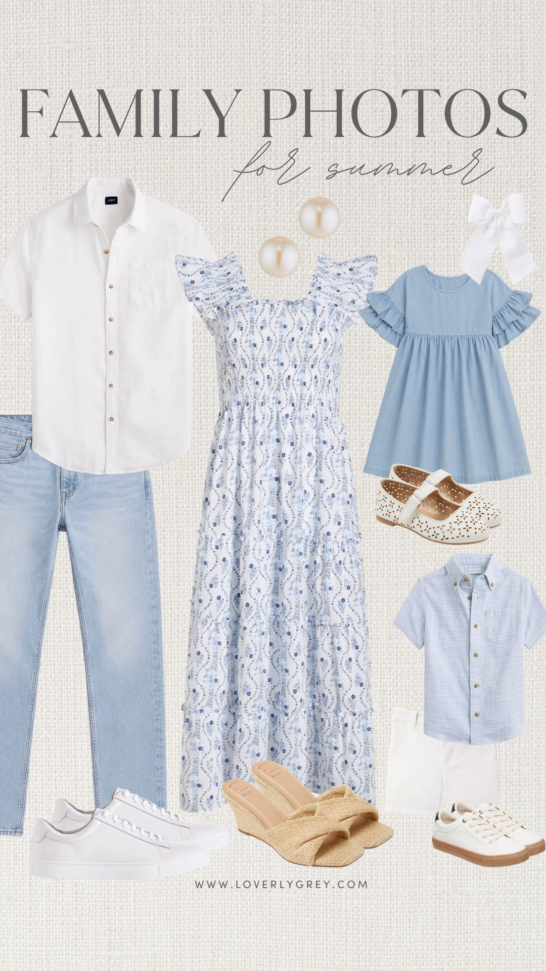 How cute are these summer family photo looks?! 💕

Loverly Grey, summer family photo outfit ideas, men’s summer  outfit ideas, kids summer outfit ideas, floral maxi dress, girls summer outfit ideas, boys summer outfit ideas

#LTKMens #LTKKids